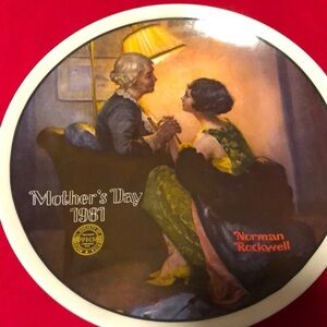 Norman Rockwell “Mothers day “1981 plate